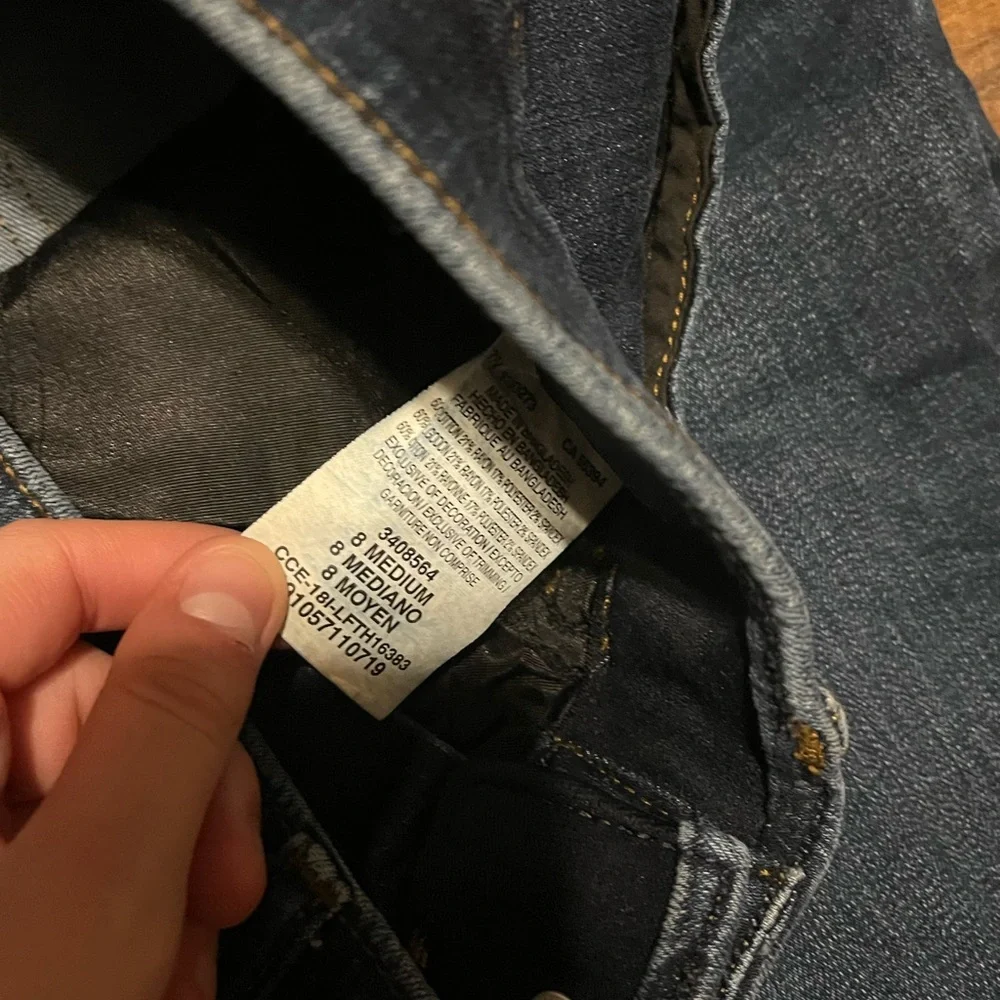 Women’s Lee Regular Fit Straight Leg Mid Rise Jeans Size 8 - Picture 3 of 6